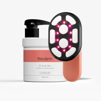Afbeelding van MASDERM 2 in 1 cellulitis pakket Röntgenapparaat voor lichaam + anti cellulitiscrème 500 ml en vetmassageapparaat cavitatie professionele radiofrequentie