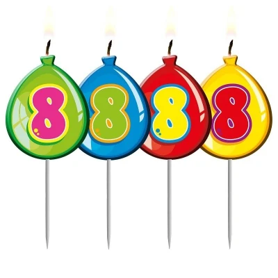 Image de Formulaire de ballon joueur bougies 8