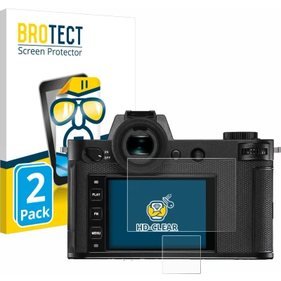 Afbeelding van BROTECT Screenprotector voor Leica SL2 S Folie Beschermfolie transparant (2 Stuks)