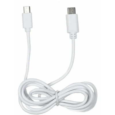 Afbeelding van Benson Mobiele Oplader Type C naar Micro USB Kabel Wit