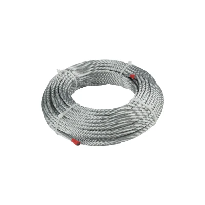 Afbeelding van Staalkabel verzinkt 4 mm Bundel 25 meter