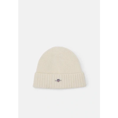 Afbeelding van GANT Shield Beanie Unisex Muts, Maat: One Size, Cream