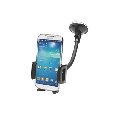 Afbeelding van Kensington K39217EU Universele autohouder voor smartphones op voorruit en ventilatie, inclusief iPhones, Android, Windows telefoons, zwart