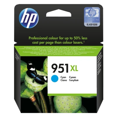 Image de HP 951XL cartouche d&#039;encre cyan grande capacité authentique