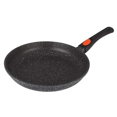 Afbeelding van Kamberg 0008025 braadpan, 32 cm, afneembare handgreep, gegoten aluminium, coating in steenlook, voor alle warmtebronnen, inclusief inductie, zonder PFOA