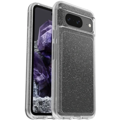 Afbeelding van OtterBox Symmetry Google Pixel 8 Hoesje Back Cover Glitter Transparant