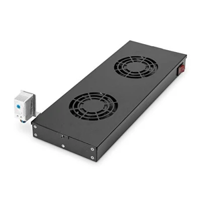 Afbeelding van Digitus DN 19 FAN 2 HO SW inch x Ventilator voor patchkast 1 HE Zwart