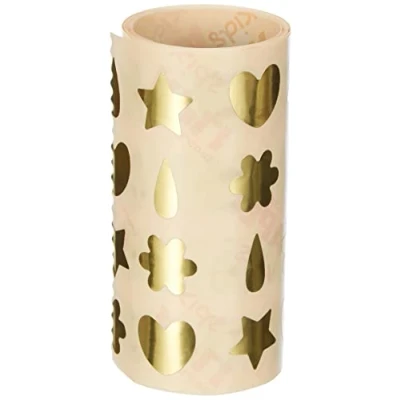 Afbeelding van 720 rollen gouden stickers