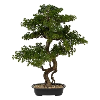 Afbeelding van Atmosphera Kunstplant Bonsai met pot 72x36x86cm Groen