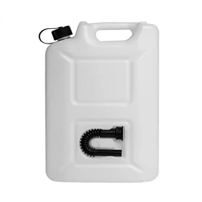 Afbeelding van hünersdorff Professionele brandstofjerrycan 20 liter voor benzine, diesel en andere gevaarlijke goederen, VN goedgekeurd, Made in Germany, TÜV geteste productie, natuur