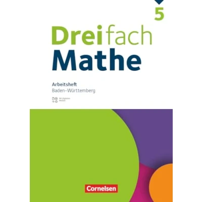 Afbeelding van Dreifach Mathe 5. Schuljahr. Baden Württemberg Arbeitsheft mit Medien und Lösungen