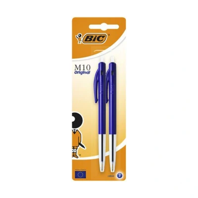 Image de Stylo Bille Bic M10/2 Blister Bleu