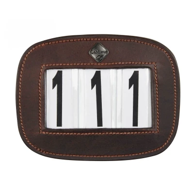 Image de LeMieux Numéros de Concours Saddle Pad Marron