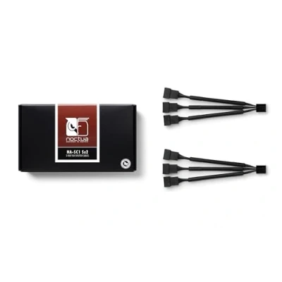 Afbeelding van Noctua NA SC1 Sx2, splitterkabel, 3 uitgangen, 4 polig, PWM ventilator (2 stuks, 13 cm, zwart)