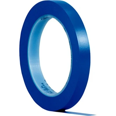 Afbeelding van 3M 471 Hoogwaardige zachte PVC plakband, 12 mm x 33 m, blauw (verpakking van 72)