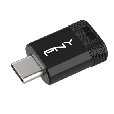 Afbeelding van PNY 128 GB Elite X Fit USB 3.2 type C geheugenstick prestaties tot 200 MB/s lezen, draagbare opslag en praktische gegevens, ultracompact design, aansluiting