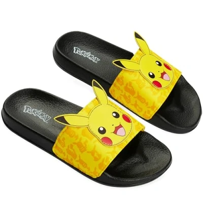 Afbeelding van Pokemon Kinderslippers, sandalen voor jongens, zomer, zwembadsandalen kinderen, Geel.
