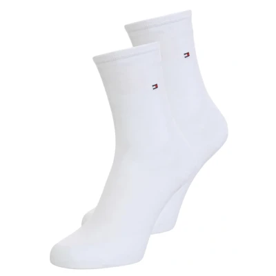 Afbeelding van Tommy Hilfiger Women SOCK Casual 2 PACK Sokken white, Dames, Maat: 39 42, White