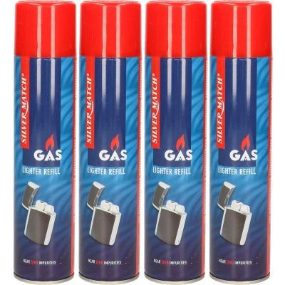 Afbeelding van 4x Aanstekergas / butaan gas 300 ml