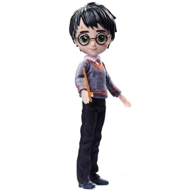 Afbeelding van pop, 20 cm, Harry Potter Wizarding World met toverstaf en Hogwarts outfit, om te verzamelen 6061836 speelgoed voor kinderen vanaf 5 jaar