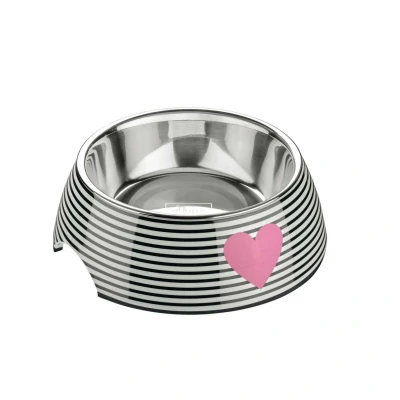 Afbeelding van HUNTER BIRI Melamine voerbak met roestvrijstalen bak 700 ml