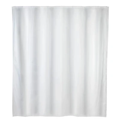 Afbeelding van WENKO Anti schimmel douchegordijn uni wit 180x200cm polyester inclusief ophangringen