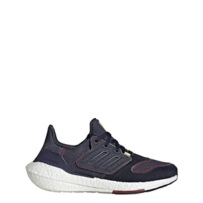 Afbeelding van adidas Vanquish 6 Lea Hardloopschoenen voor heren, Shadow Navy Vivid Red, 37 EU