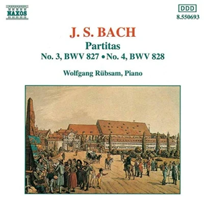 Afbeelding van Wolfgang Rübsam J. S. Bach: Partitas Nos. 3 and 4 (CD)
