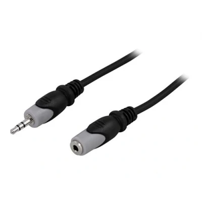 Image de DELTACO Rallonge de câble audio mini phone stereo 3.5 mm mâle pour femelle 15 m