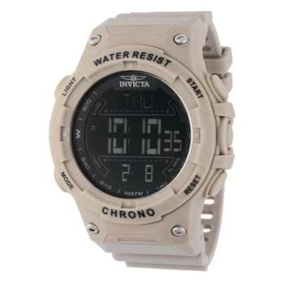 Afbeelding van Invicta Racing Digital Herenhorloge 52 mm, Rood/Zwart