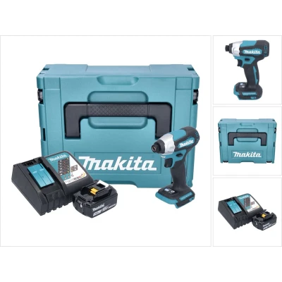 Afbeelding van Makita DTD 157 RF1J accu slagmoersleutel 18 V 140 Nm 1/4&quot; borstelloos + 1x oplaadbare 3.0 Ah lader Makpac