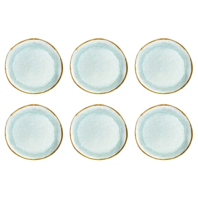 Image de Médard de Noblat Shadow Aqua Assiette plate 28 cm (lot 6)