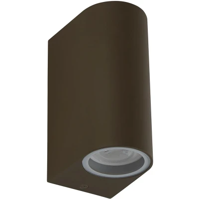 Afbeelding van Searchlight Eiffel Buiten Wandlamp 7 X 15 Cm IP44 Rustiek Bruin