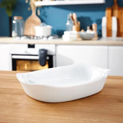 Afbeelding van Serveerschaal Luminarc Smart Cuisine Rechthoekig Wit Glas 30 x 22 cm (6 Stuks)