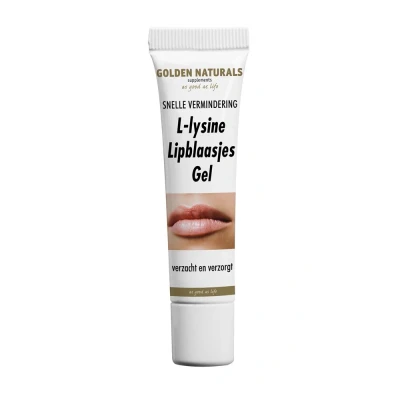 Afbeelding van Golden Naturals L Lysine Lipblaasjes Gel 15ML