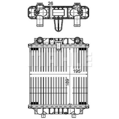 Afbeelding van Radiateur MAHLE CR 1202 000P