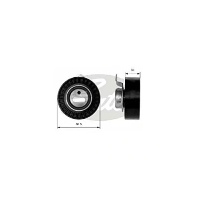 Afbeelding van Gates Spanrol distributieriem T41008
