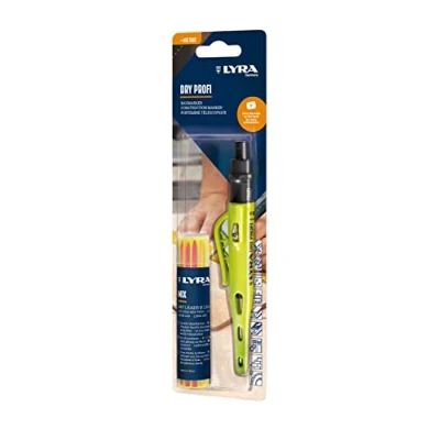Afbeelding van LYRA 4498102 Professionele droogmarker, vervanging (meerkleurig) vulling voor alle oppervlakken, met puntenslijper, blauw