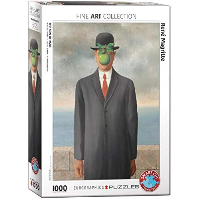 Afbeelding van Eurographics Puzzle RENÉ Magritte DER Menschensohn Puzzel voor kinderen, Maat: One Size, Multi coloured