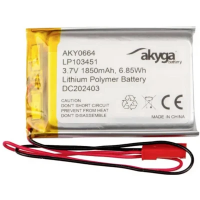 Afbeelding van Akyga LP103451 Accupack Batterijgrootte: Speciaal LiPo 3.7 V 1850 mAh