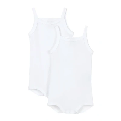 Afbeelding van Petit Bateau 2 PACK A Bretelles Permanent Body voor kinderen, Maat: 81, White