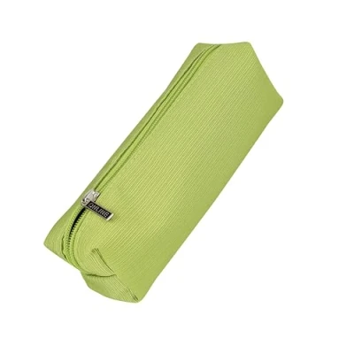 Afbeelding van Online Hoogwaardig etui, elegant etui voor jongens en meisjes, met praktische ritssluiting, 1 vak, ideaal school, universiteit kantoor, Groen, Pennenetui