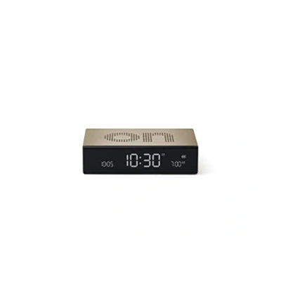 Image de Radio réveil LCD réversible Lexon Flip Premium Or
