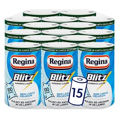 Afbeelding van Regina flits, huispapier, 15 rollen