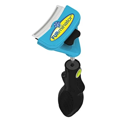 Afbeelding van Furminator Furflex Deshedding Tool Inclusief Handvat Blauw 13 x 4.5 18 cm