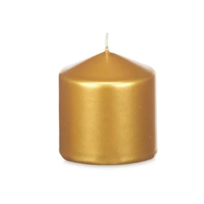 Afbeelding van Kaars Gouden 7 x 7,5 cm (24 Stuks)