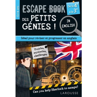 Image de Escape book des petits génies in english de la 4e à 3e
