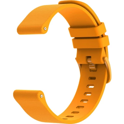 Afbeelding van imoshion Siliconen sportbandje met gesp Universeel 20 mm aansluiting Oranje