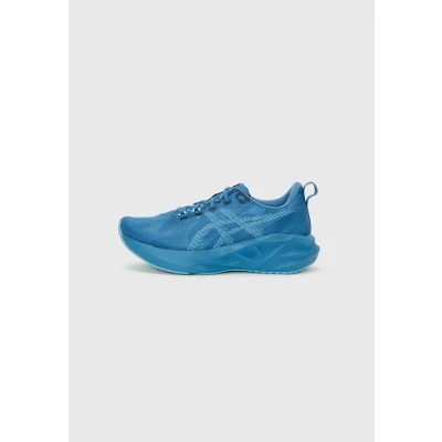 Afbeelding van Asics Novablast 5 Hardloopschoenen voor op de weg, Heren, Maat: 43.5, Winter sea/stillwater Textiel