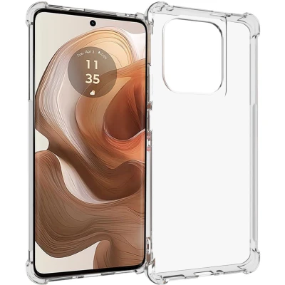 Afbeelding van iMoshion Hoesje Geschikt voor Motorola Edge 50 Ultra Siliconen Shockproof Case Transparant